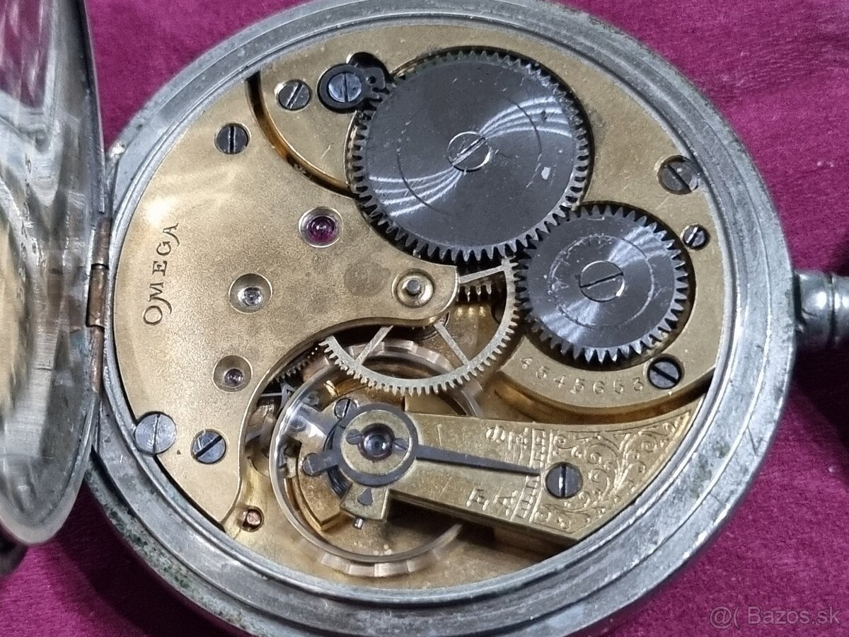 Vreckové hodinky,Omega. - 5