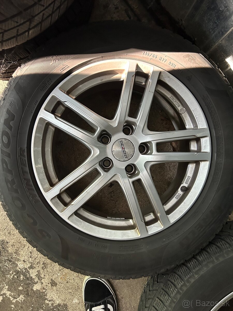 Zimná sada 215/65 r17 5x112 - 5