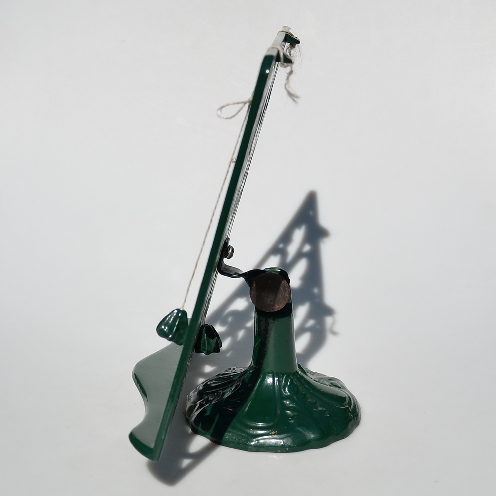 Ťažký anglický liatinový vintage stojan na knihu, tablet - 5