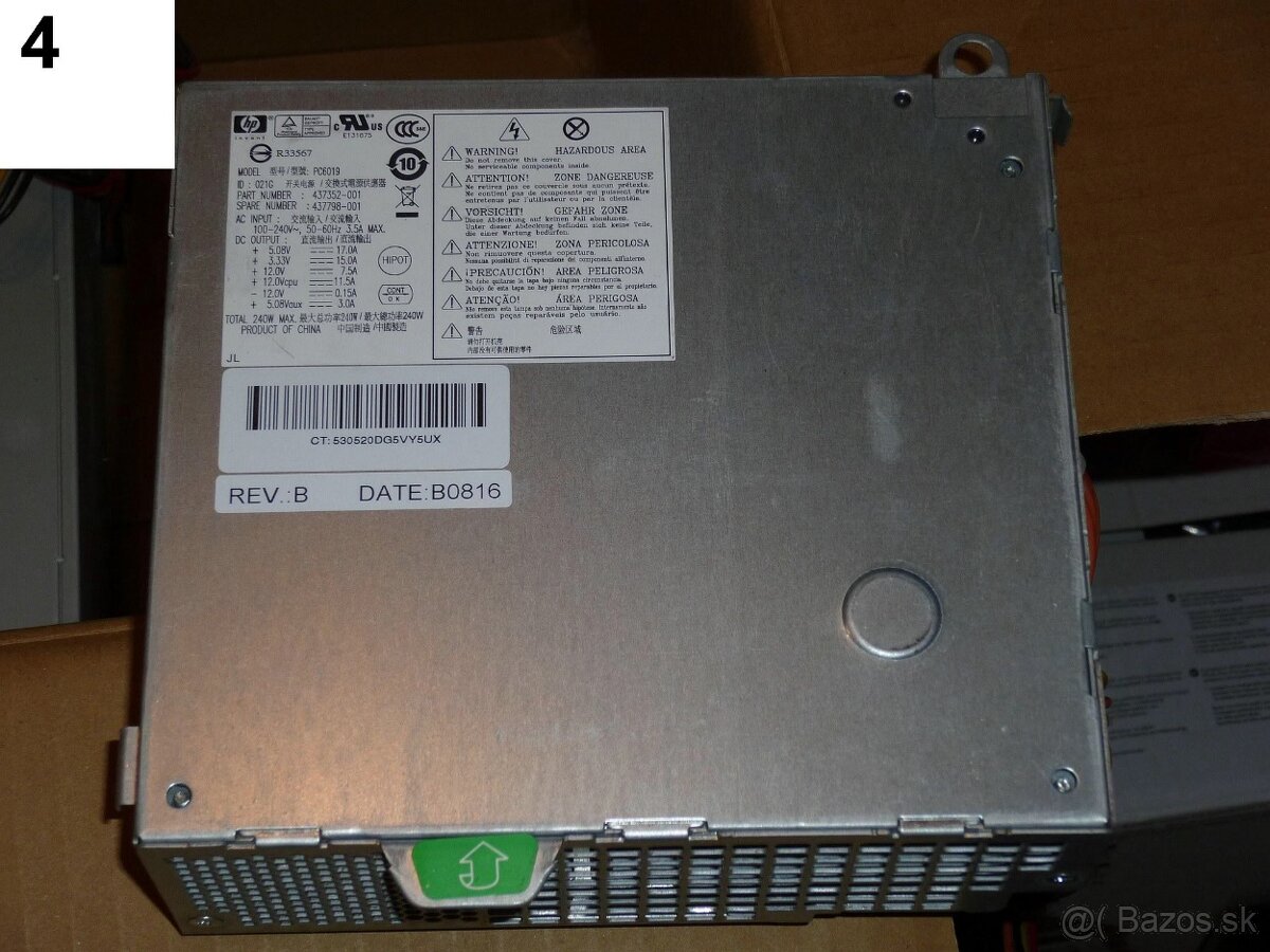 Predám atypické zdroje do PC, ATX aj AT, 7€ za kus - 5