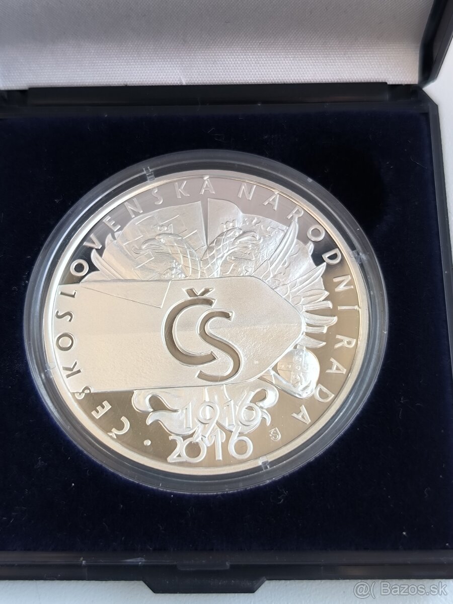 Strieborné mince 500 Kč 1916-2016 Československo - PROOF - 5
