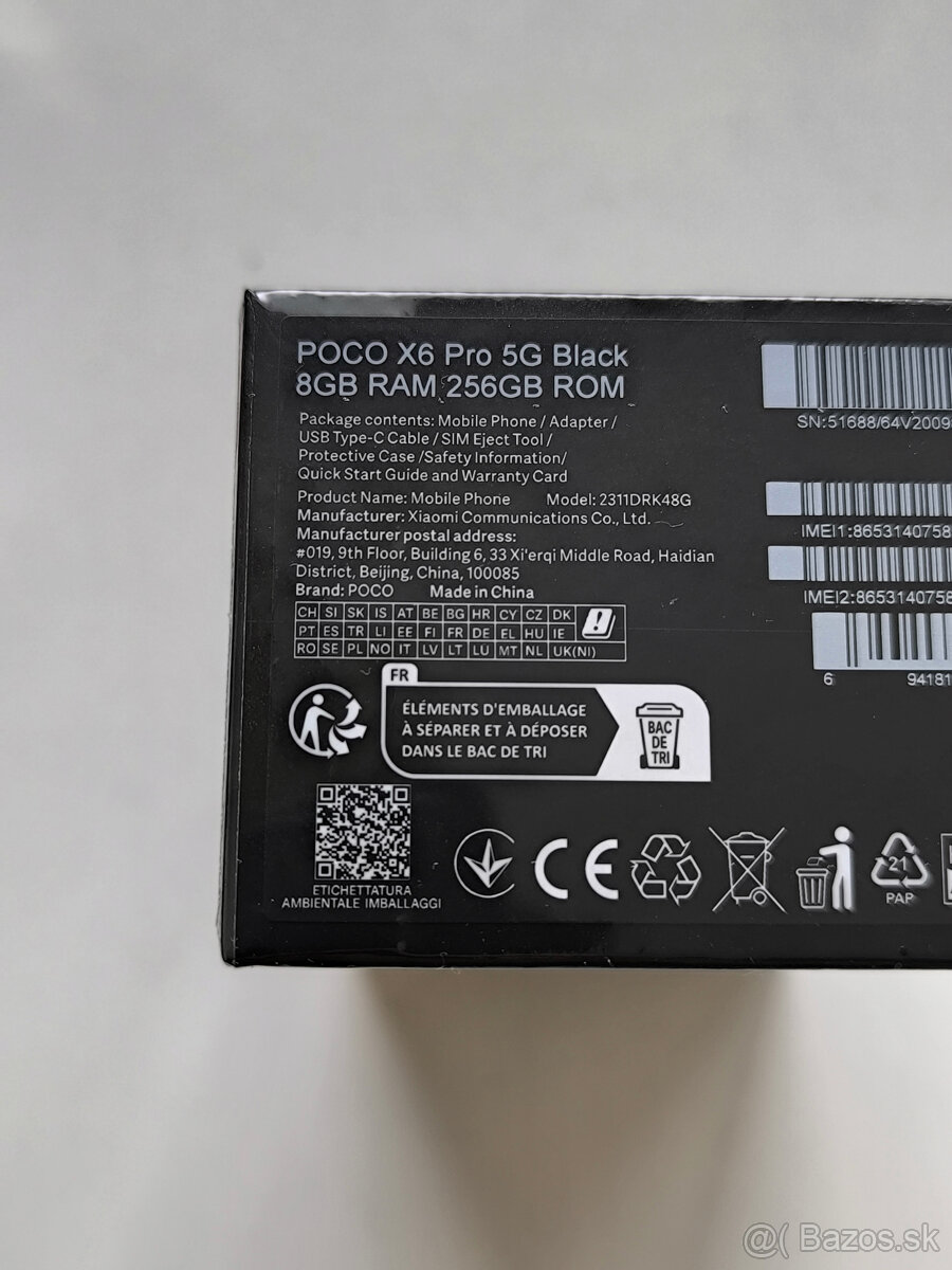 POCO X6 PRO 8/256 5G - NOVÝ - Black a Grey - 5