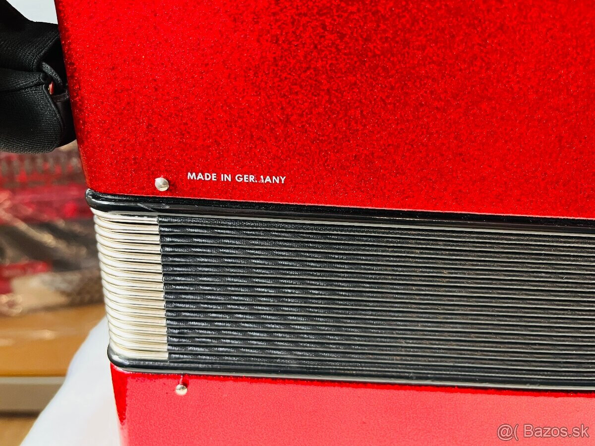 Predám akordeón Weltmeister-Fröhlich Handel 72 basový - nový - 5