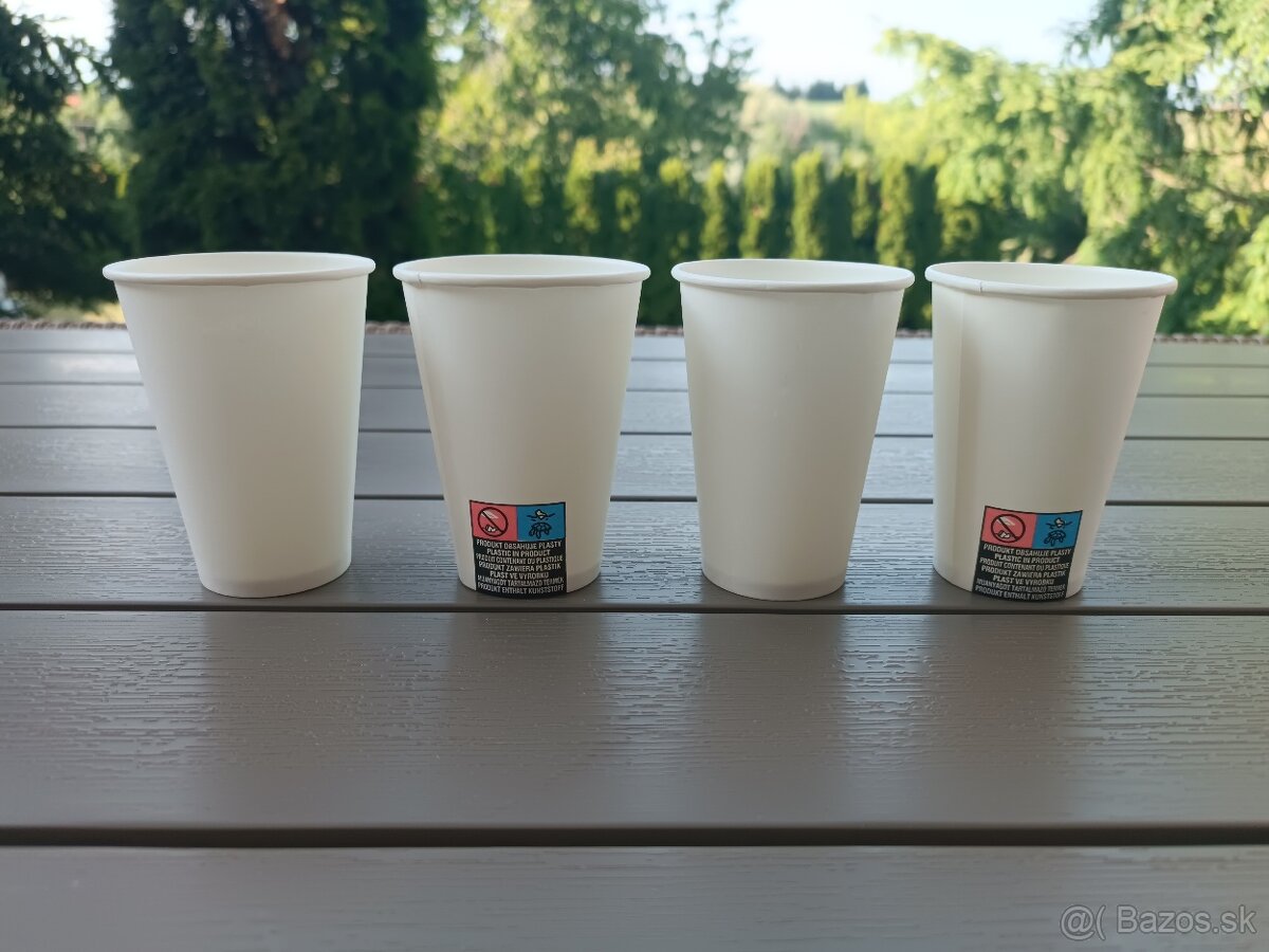 PAPIEROVÉ POHÁRE A SLAMKY RÔZNE DRUHY - 5