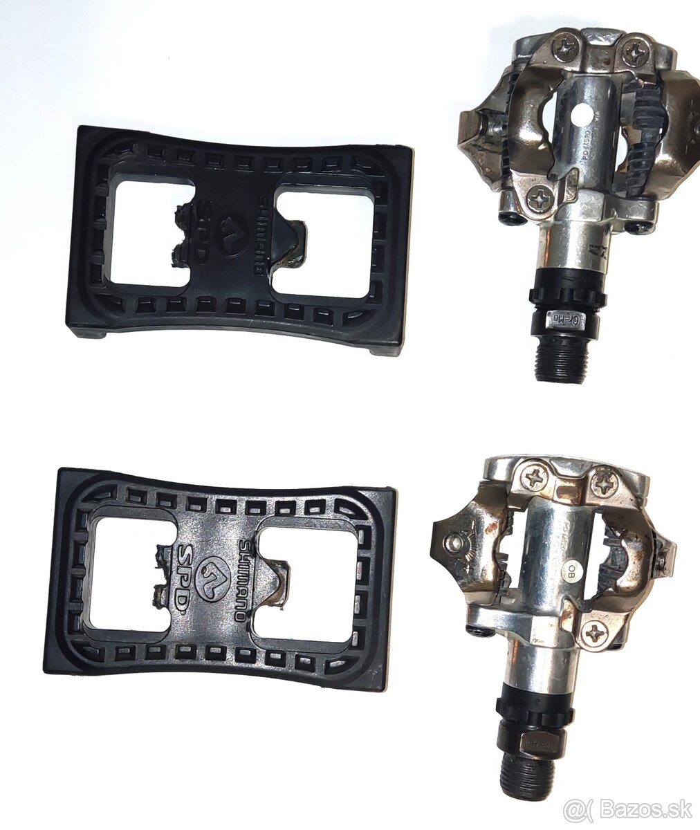 Pedále SHIMANO PDM520 + SPD platformy - 5