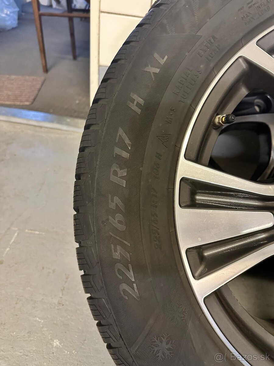 Predám zimné pneuR17 Matador+disky - 5