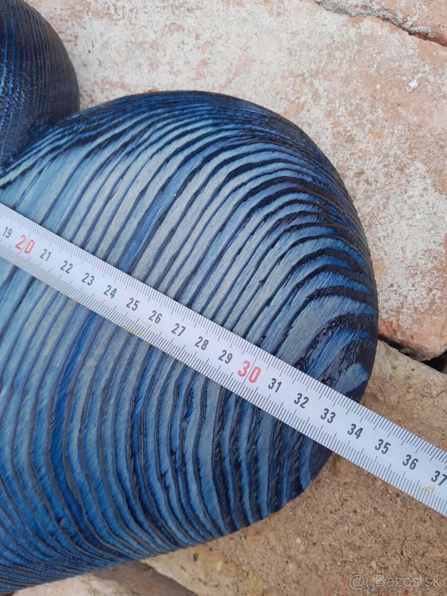 Predám drevené srdce na dekoráciu darček - 5