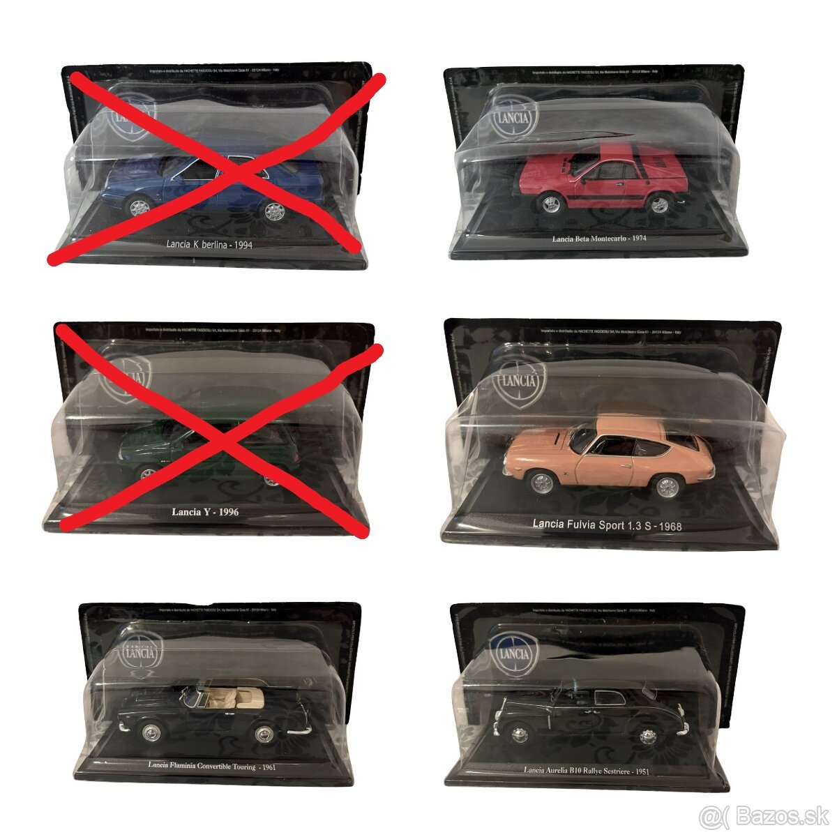 Zberateľské kovové modely Lancia v mierke 1:43 - 5