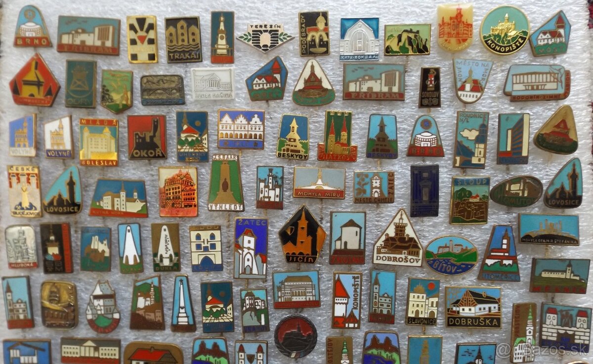 odznaky - turistika, heraldika, příroda, hrady, lázně, erby - 5