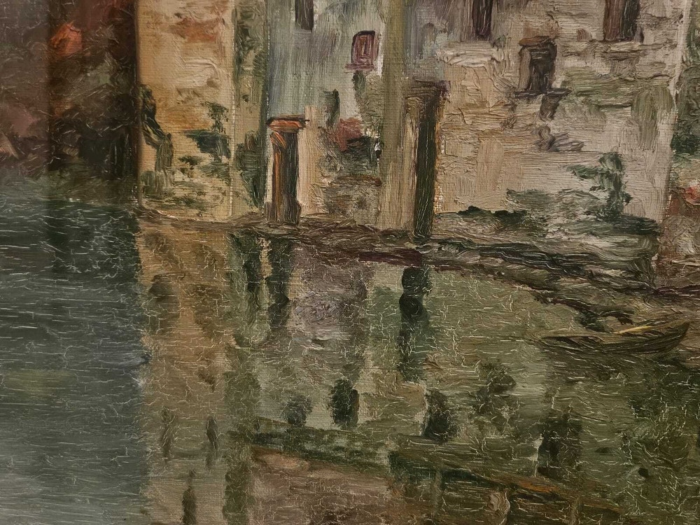 OBRAZ - Olejomaľba - Krajina s riekou - 5