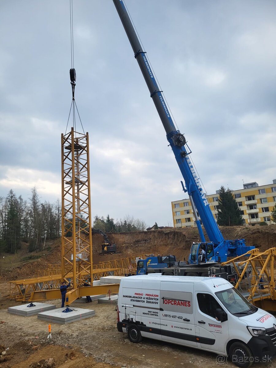 Vežový stavebný žeriav Soima 6018TL - 5