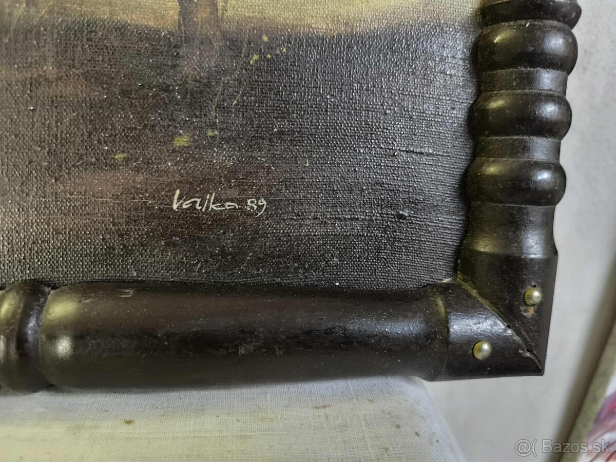 Stará olejomaľba - 5