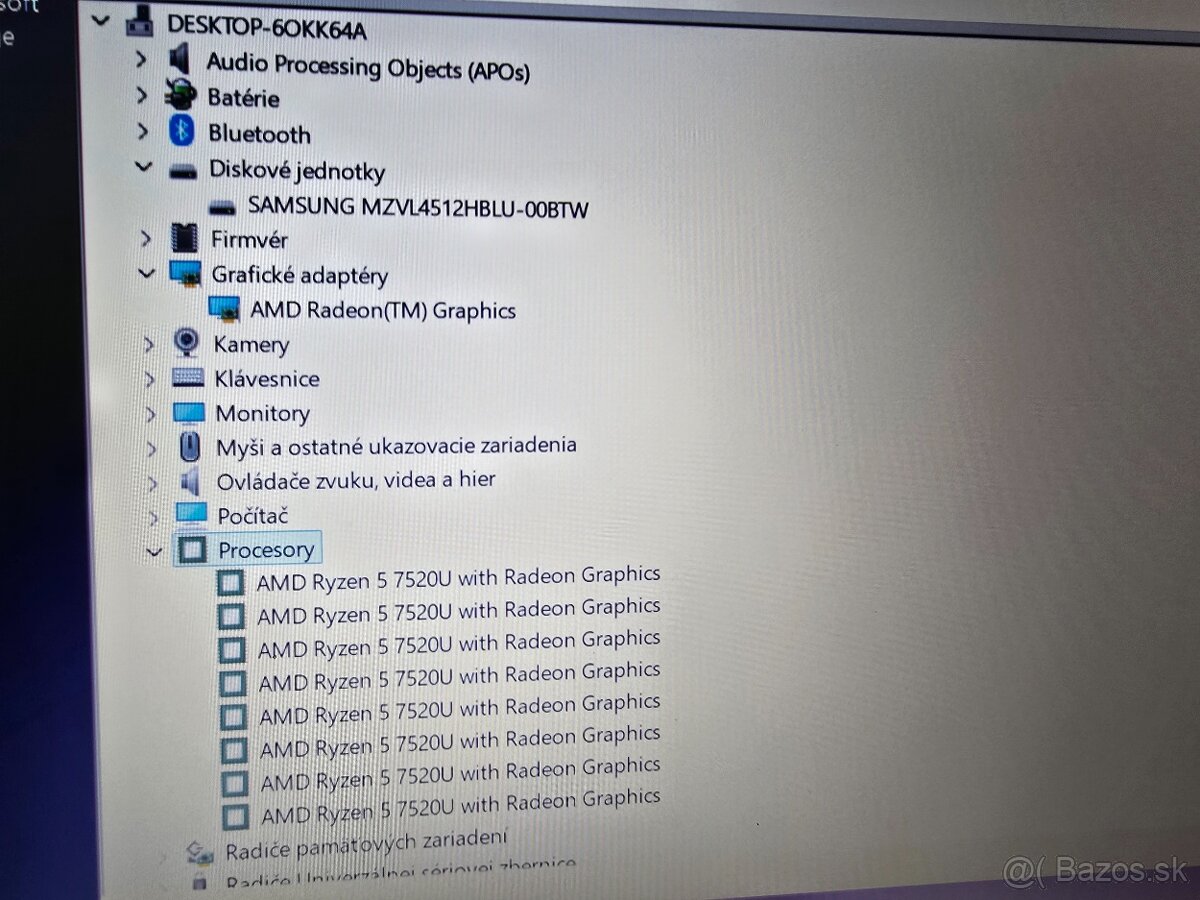 Asus Vivobook 14 Go model 2024 s procesorom AMD ryzen 5 7 ge - 5