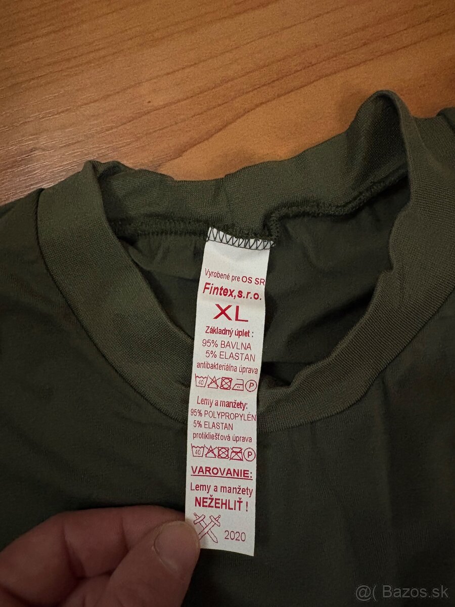 vojenské trička XL , termo XL - 5