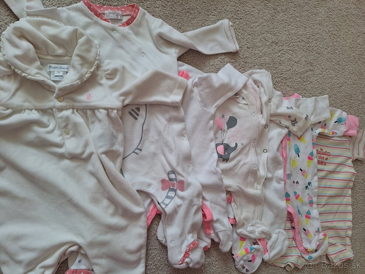 Balíček oblečenia 0-6m pre dievcatko - 5