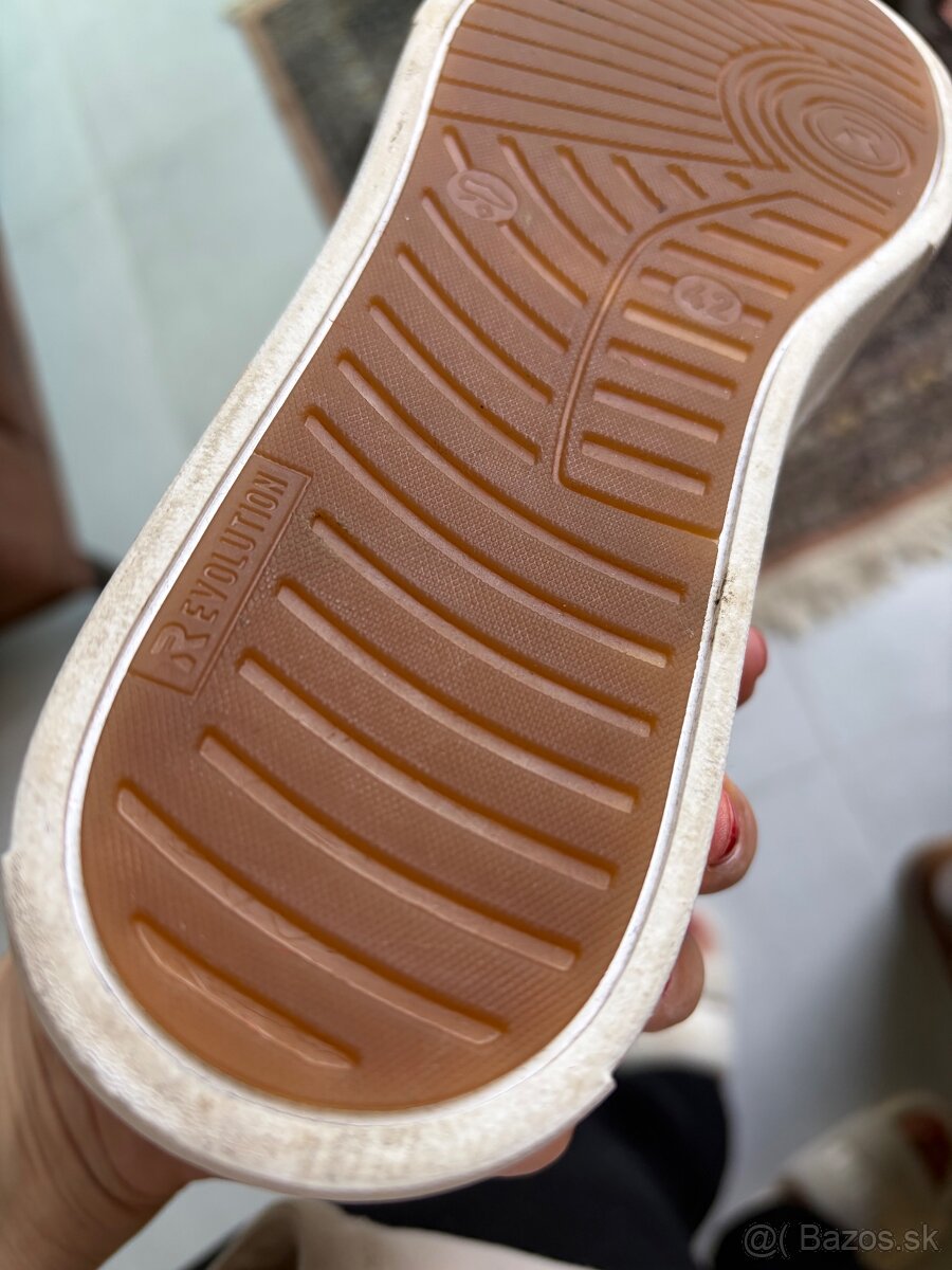 Pánske biele kožené tenisky - 5