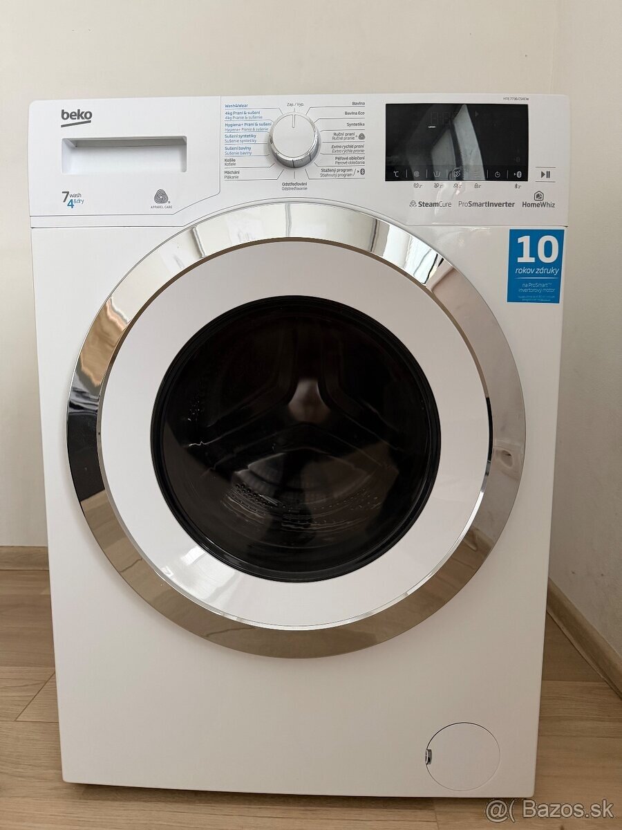 Predám práčku so sušičkou BEKO HTE7736CSXCW - 5