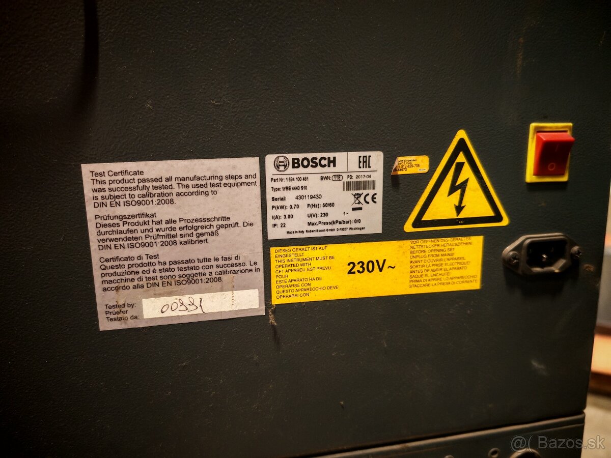vyvažovačka Bosch WBE 4440 S10 - 5