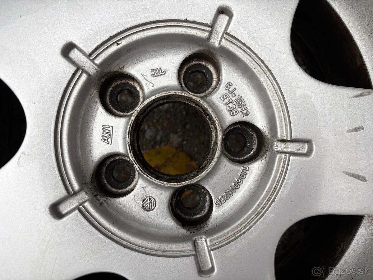 R15 5x100 Hlinikove disky VW Group - 5