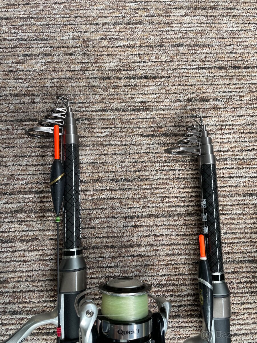 Teleskopické udice-navijaky-puzdro - 5