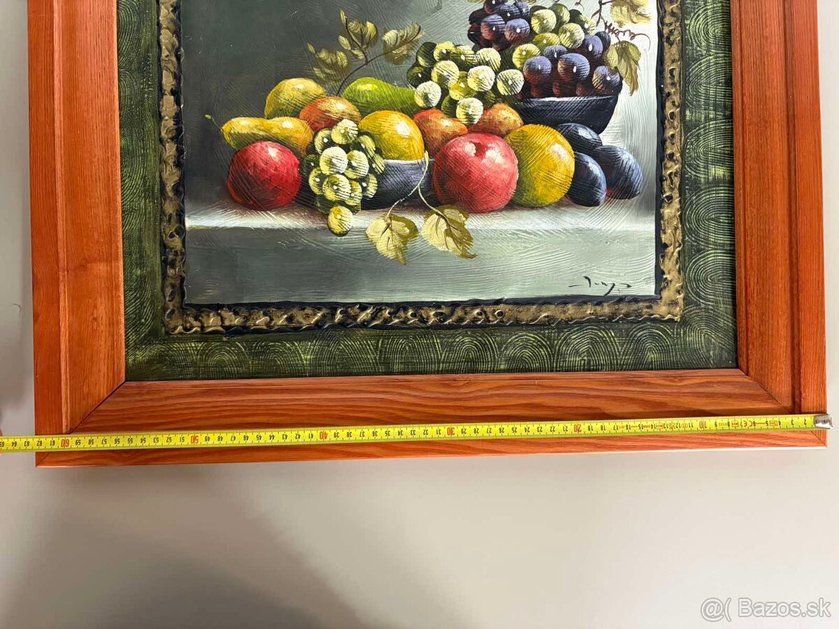 Obrazy - 2 druhy - tulipány alebo ovocie v mise - 5