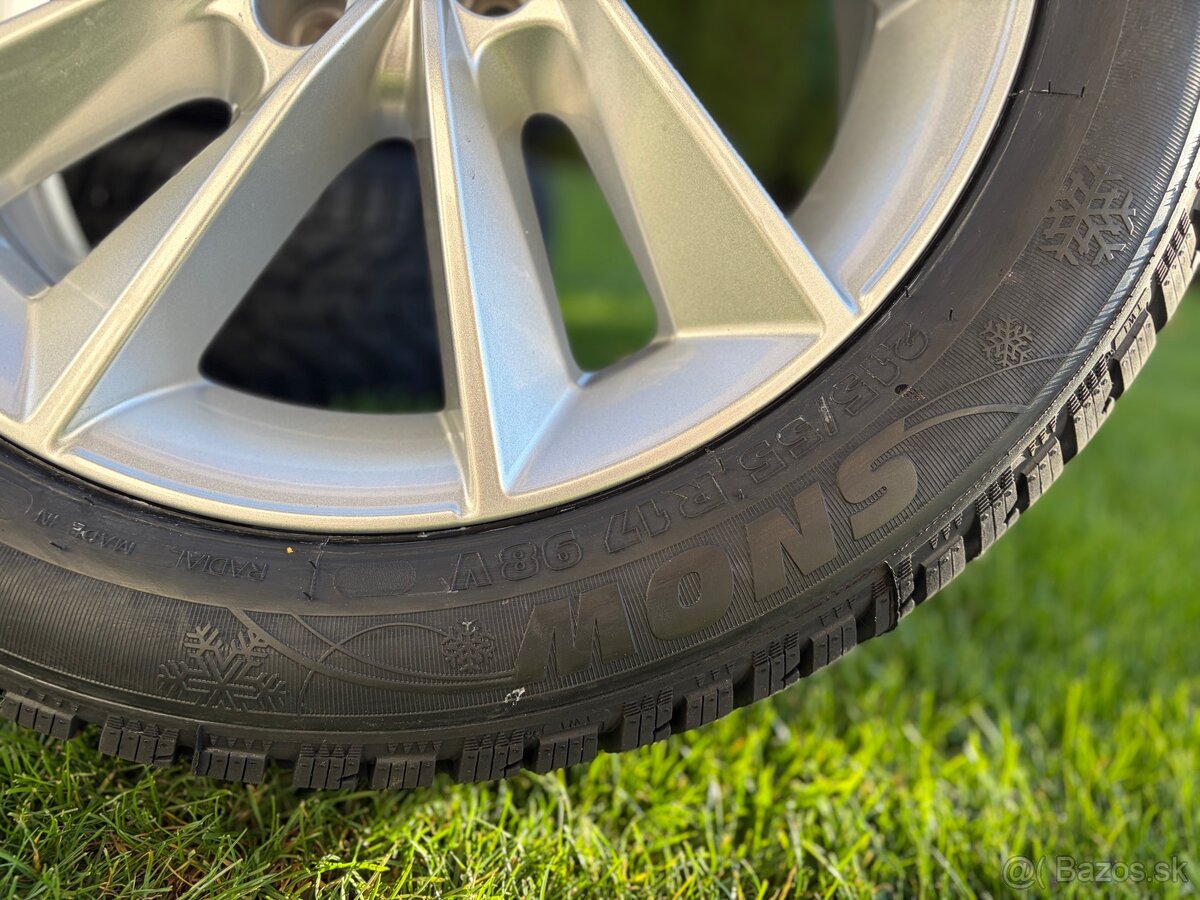 č13 Zimná sada na SKODA SUPERB 215/55 R17 - 5