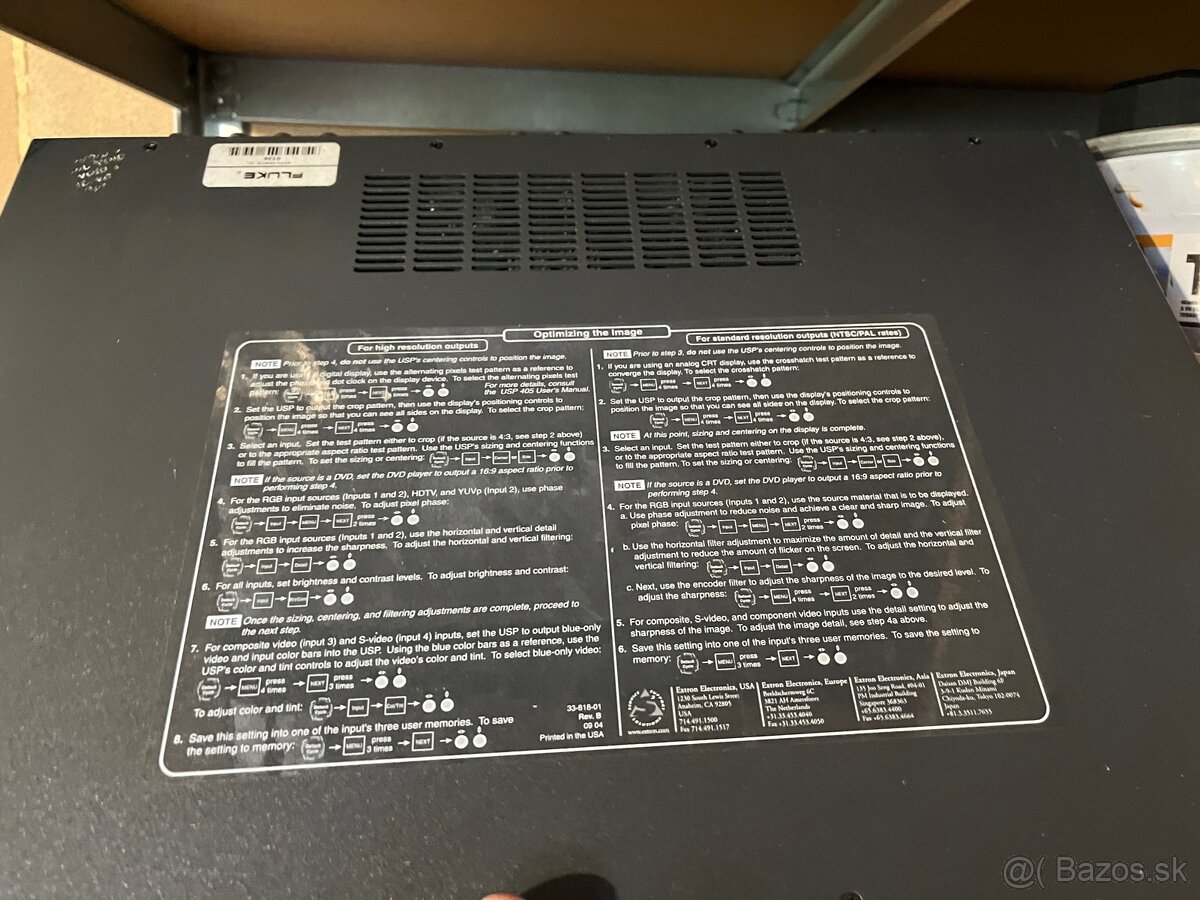 Video Procesor USP 405 Extron zachovalý - 5