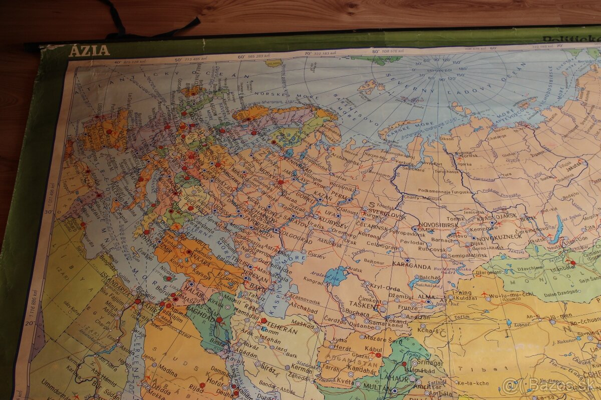 Mapa mapy 60 - 90 roky - 5