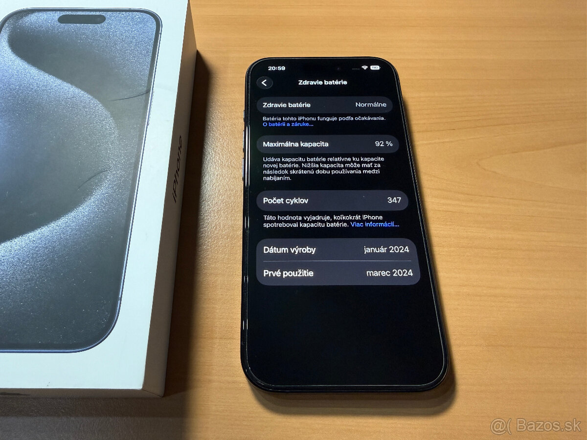 iPhone 15 Pro 256 Blue Titanium - 5