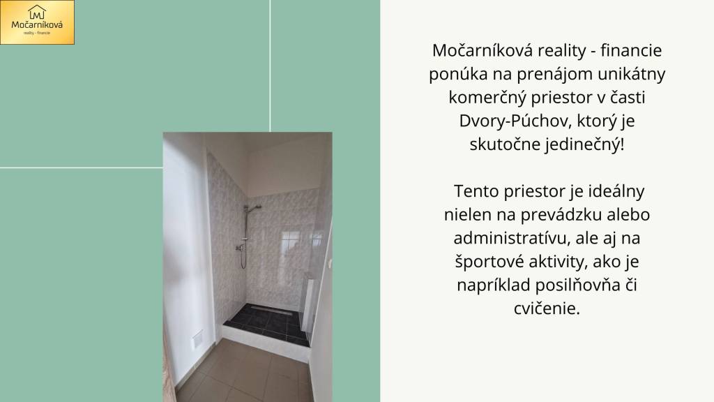 Komerčné priestory na prenájom 200m2 Dvory Púchov. - 5