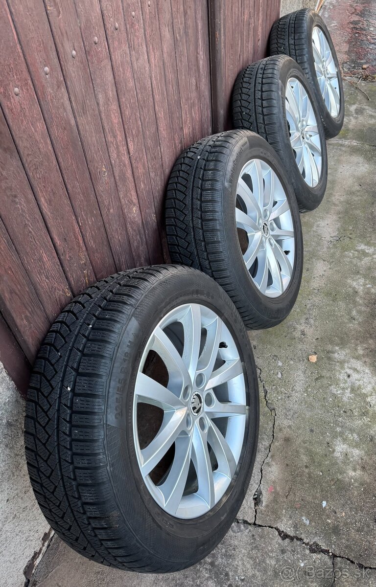 originální ALU kolesá škoda elbrus R18 5x112 - 5