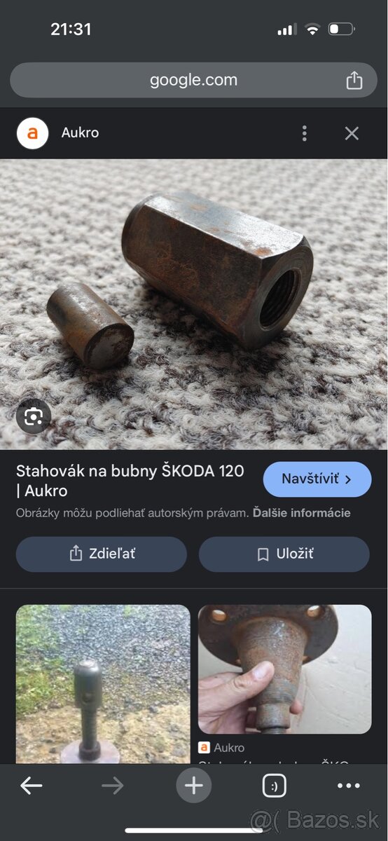 Stahovak lozisiek poloosy škoda 120 - 5