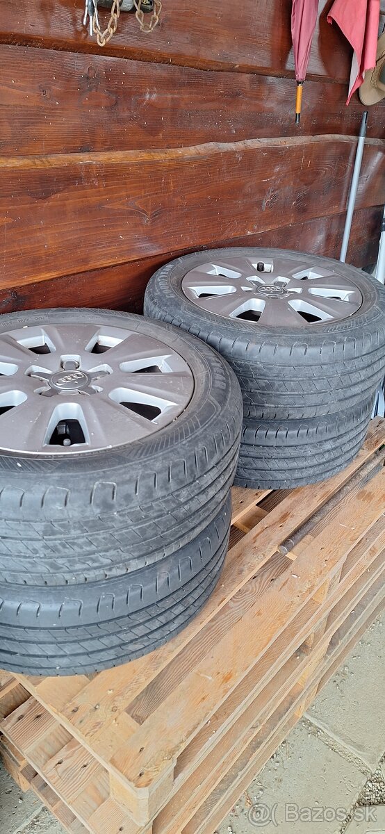 Predám letnu sadu kolies 205/55 R16 - 5