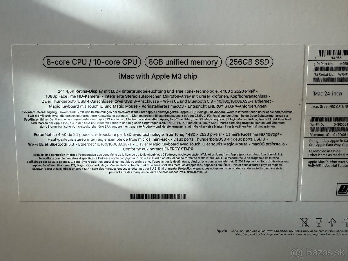 iMac M3 Chip modrý 256 GB SSD Apple - 5