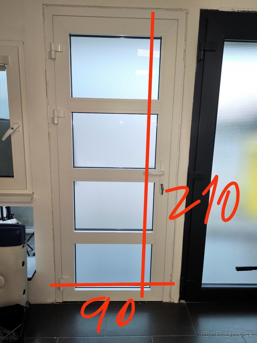 predám kovové dvere 90x210. - 5