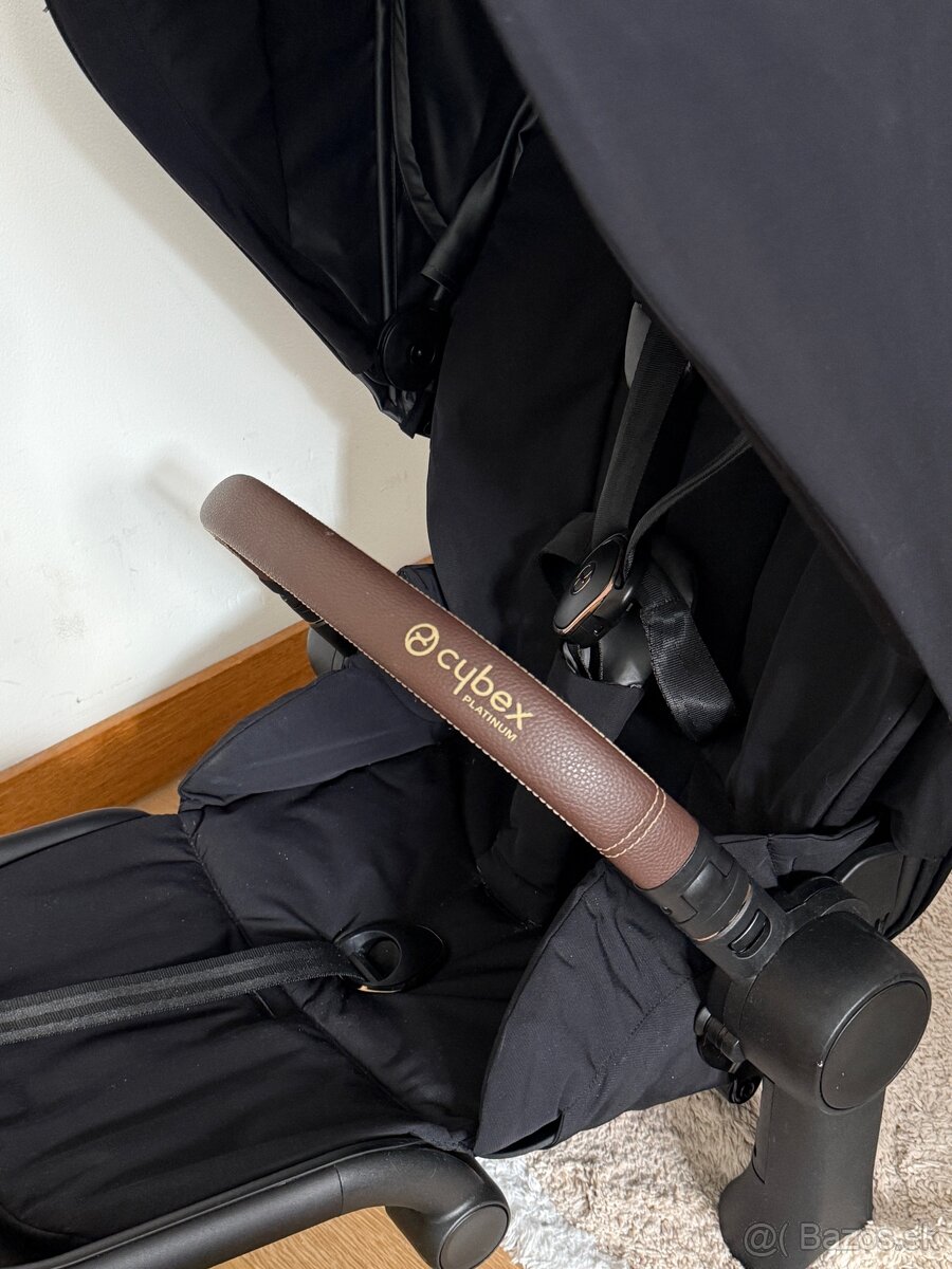 Cybex priam 4.0 športové sedenie s poťahom deep black - 5