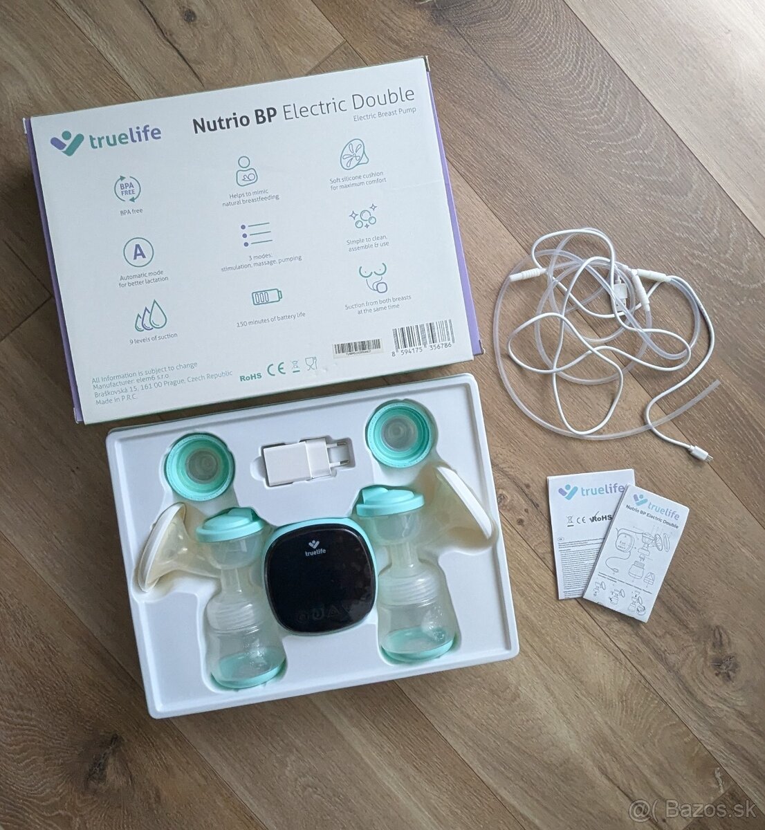 Nová elektrická odsávačka + sáčky + podprsenka - 5