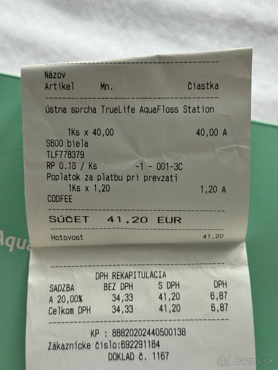 Ústna sprcha TrueLife AquaFloss Station S60 - 5