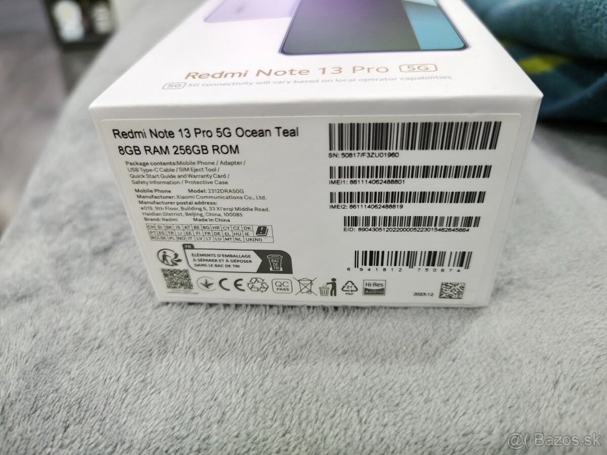 Xiaomi Redmi Note 13 Pro 5G 8GB/256GB - 5