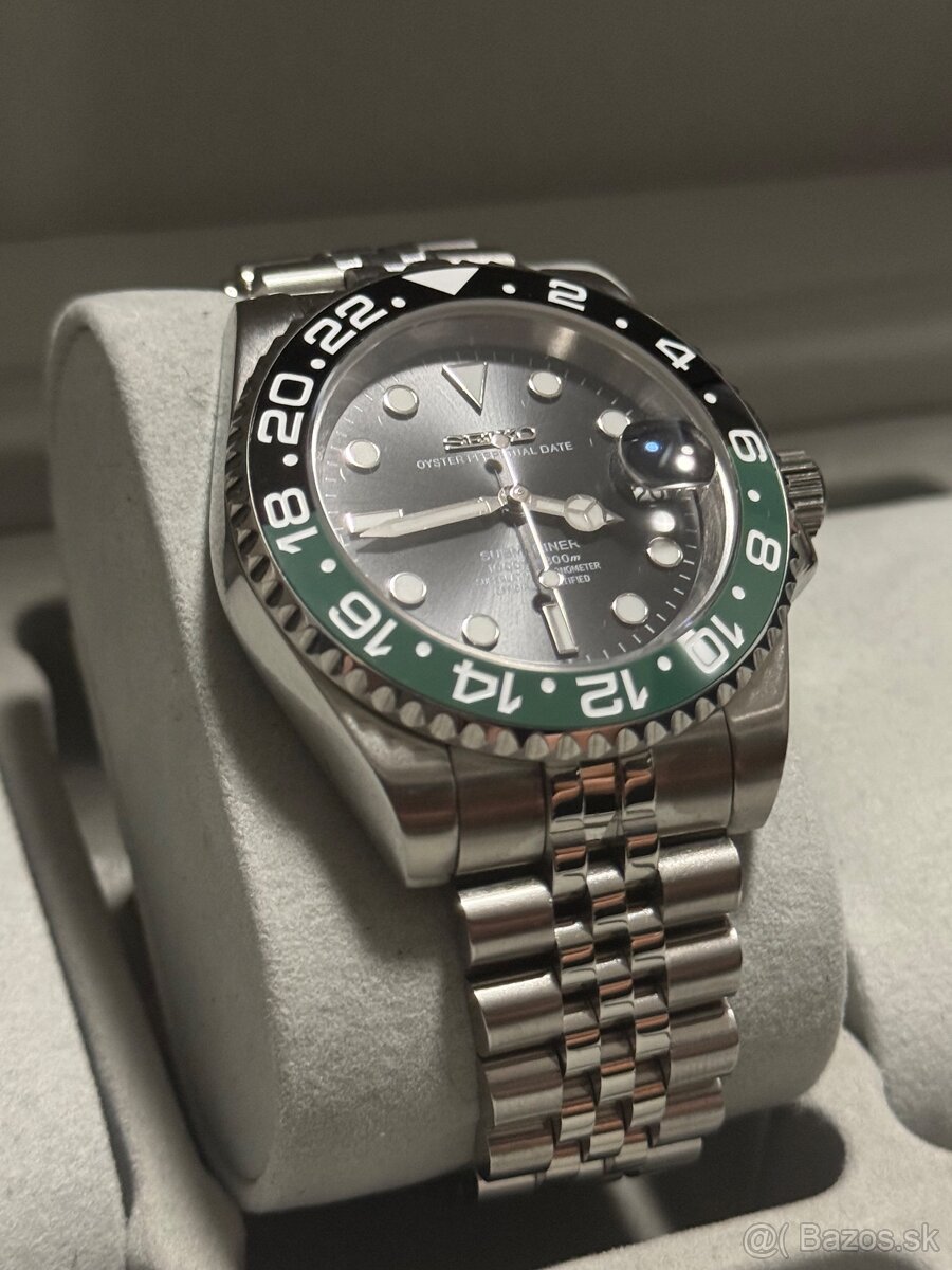 Seiko Custom Mod Watch Hodinky Submariner GMT - 5