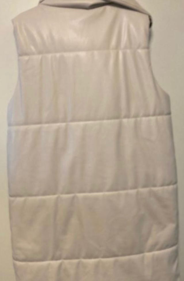 Koženková dámska teplá vesta - 5