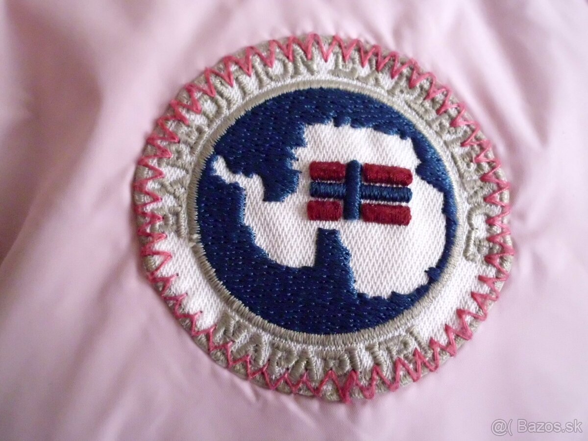 Napapijri dámska dievčenská obojstranná vesta perie S-M - 5