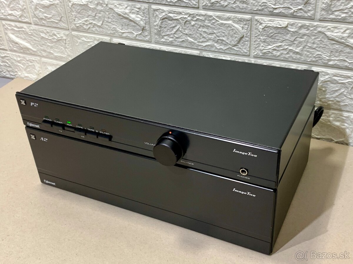 Cybernet A2 .. koncový zosilovač + Cybernet P2 predzosilovac - 5