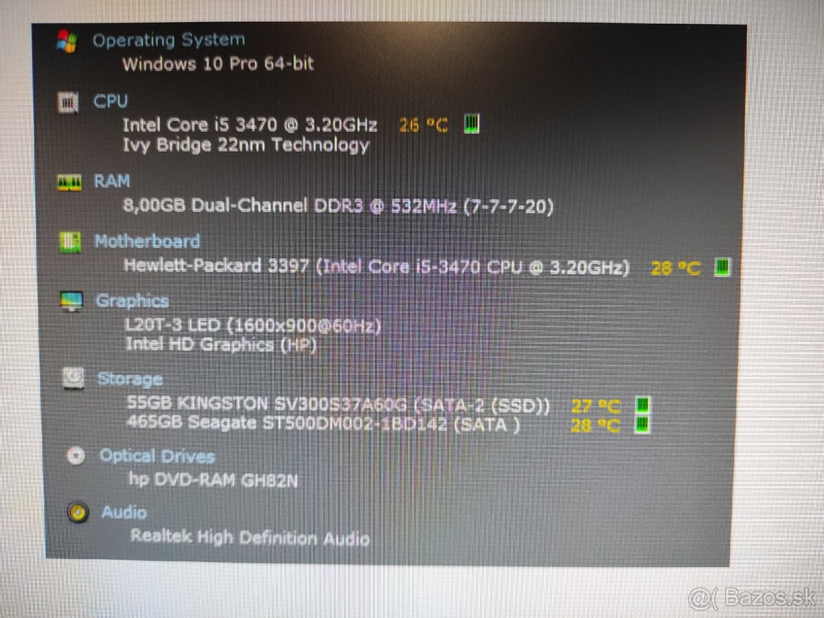 PC HP Compaq 8300 SFF - 5