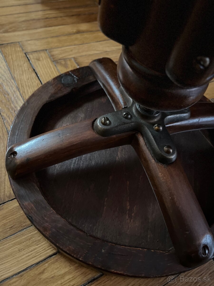 Stará klavírna šróbovacia stolička - 5