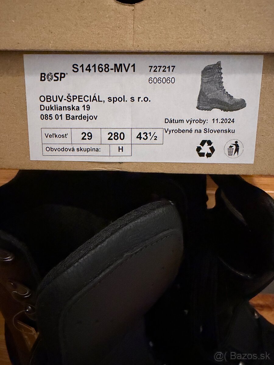 BOSP squad black - zimná, pracovná obuv - 5