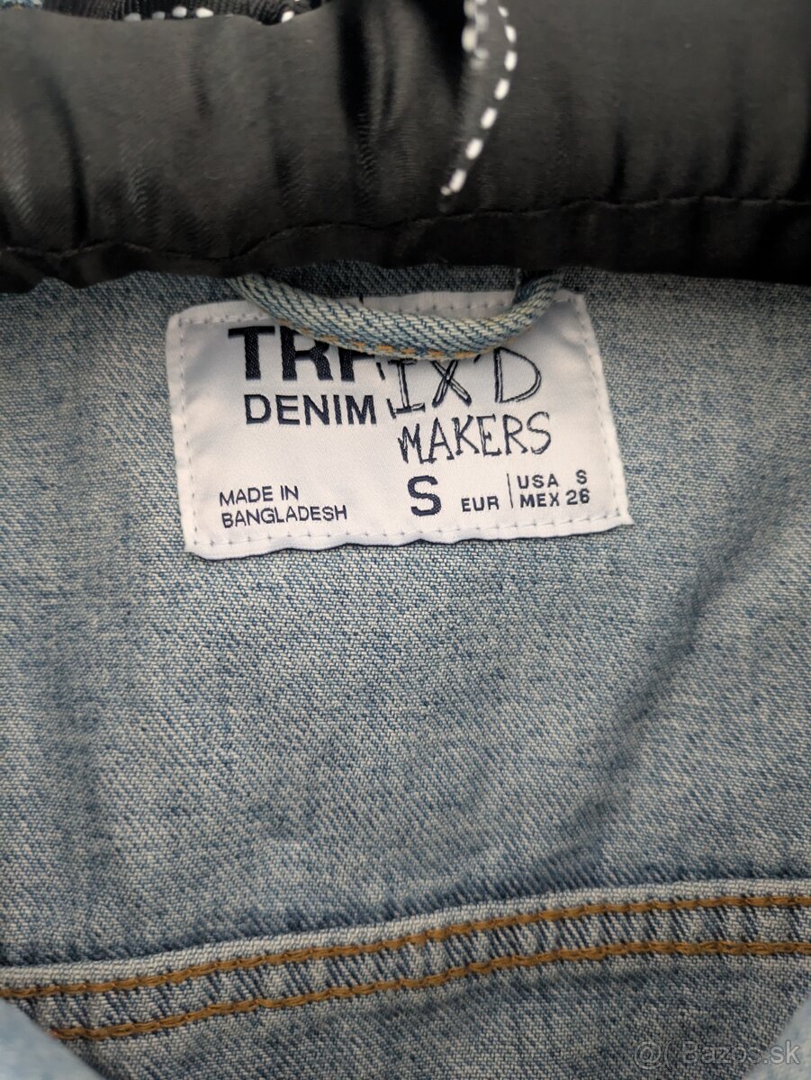 Rifľová bunda zn. ZARA - 5