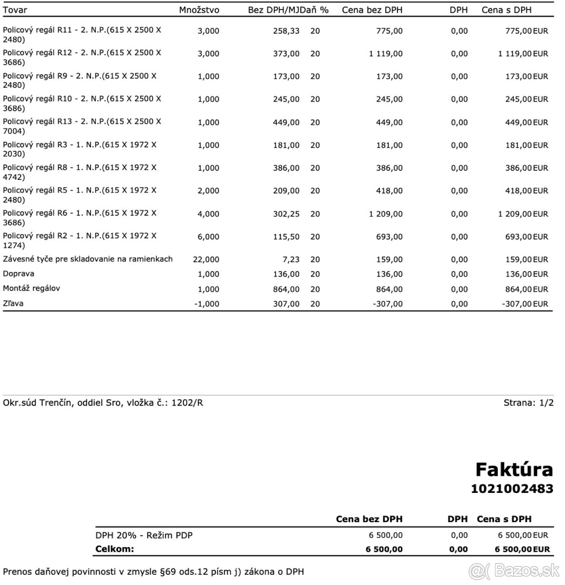 Skladové Regále REGALSISTEM - 5