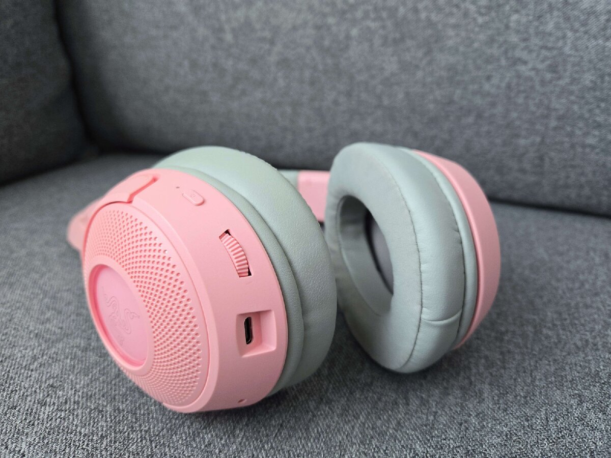 Razer Kraken Kitty BT V2 Herné slúchadlá – Quartz pink - 5