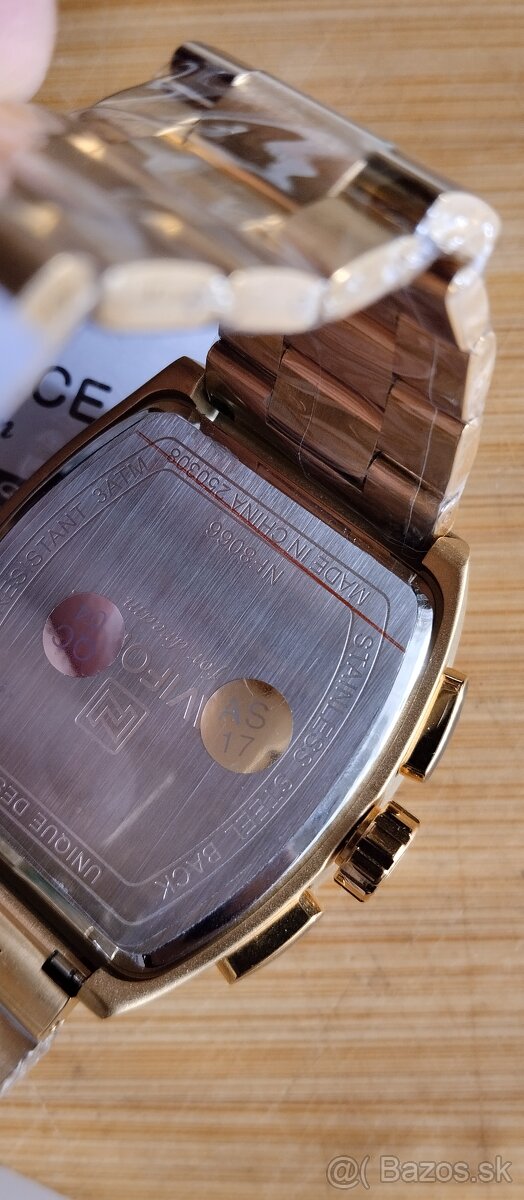 nejnovější model hodinek NAVIFORCE CHRONOGRAF GOLD - 5